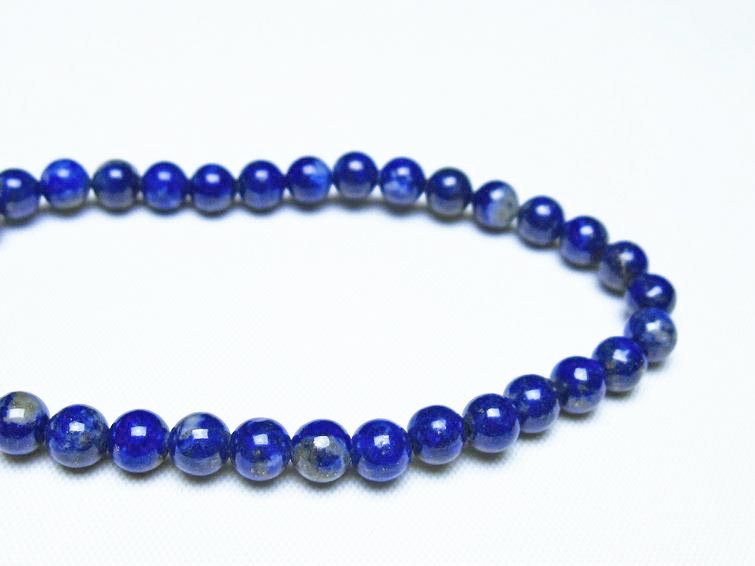 ラピスラズリ ブレスレット 5mm 一点物 メール便可 [M便 1/10] 111-48302