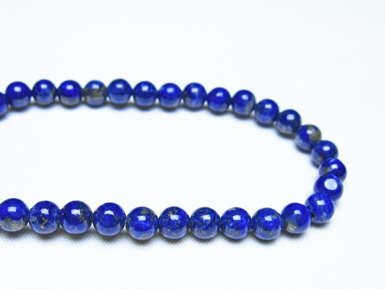 ラピスラズリ ブレスレット 5mm 一点物 メール便可 [M便 1/10] 111-48308