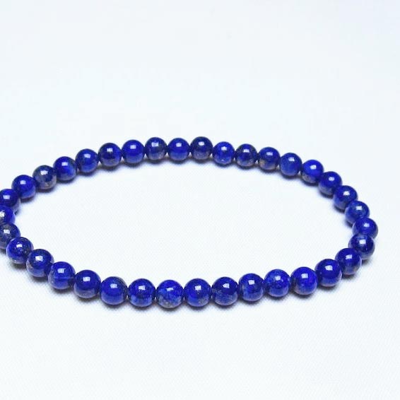 ラピスラズリ ブレスレット 5mm 一点物 メール便可 [M便 1/10] 111-48310