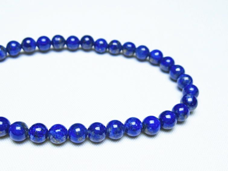 ラピスラズリ ブレスレット 5mm 一点物 メール便可 [M便 1/10] 111-48310