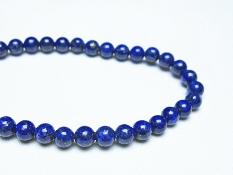ラピスラズリ ブレスレット 5mm 一点物 メール便可 [M便 1/10] 111-48315