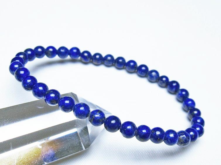 ラピスラズリ ブレスレット 5mm 一点物 メール便可 [M便 1/10] 111-48325