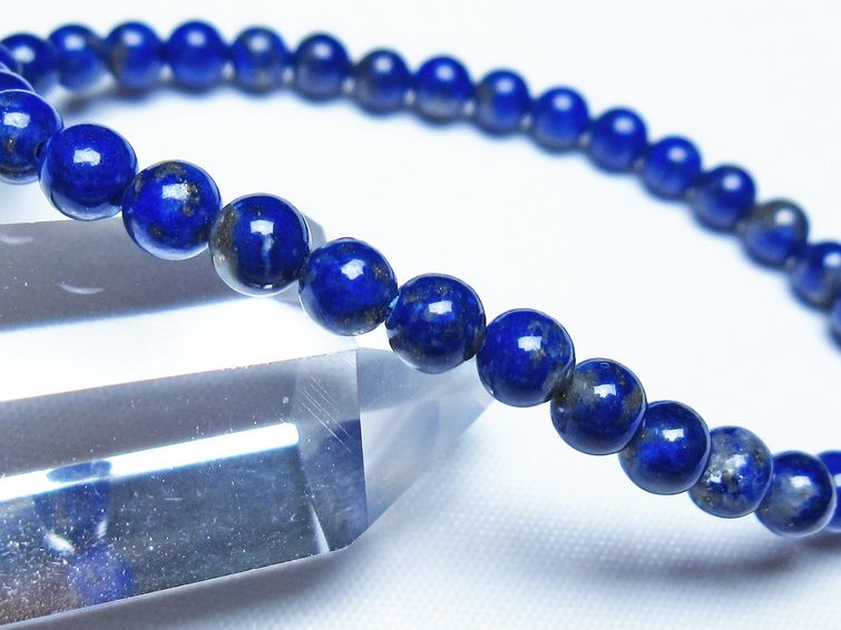 ラピスラズリ ブレスレット 5mm 一点物 メール便可 [M便 1/10] 111-48326 [sold out]