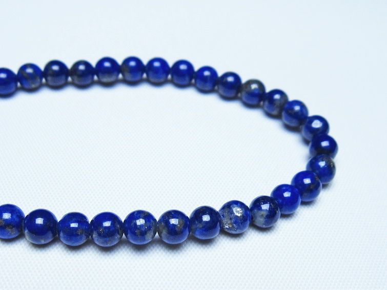 ラピスラズリ ブレスレット 5mm 一点物 メール便可 [M便 1/10] 111-48326 [sold out]