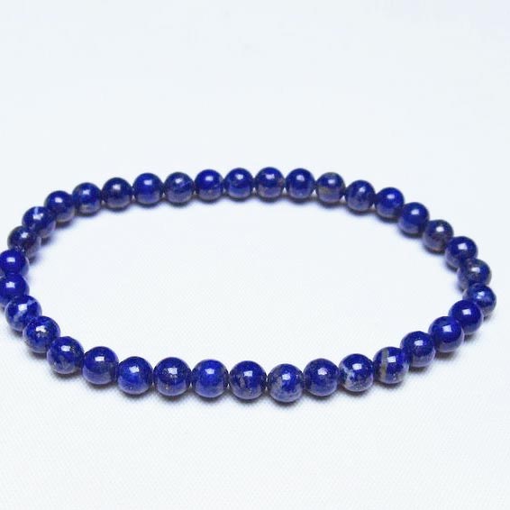 ラピスラズリ ブレスレット 5mm 一点物 メール便可 [M便 1/10] 111-48329
