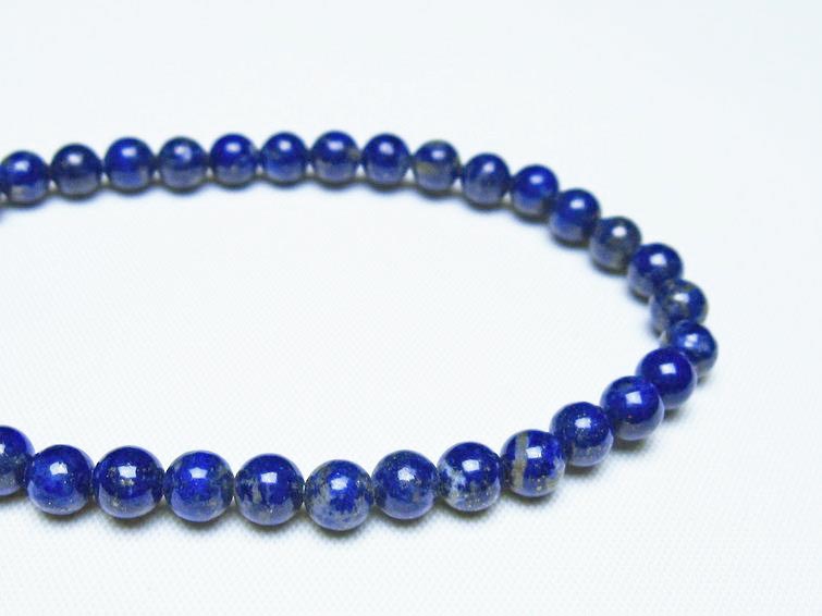 ラピスラズリ ブレスレット 5mm 一点物 メール便可 [M便 1/10] 111-48329