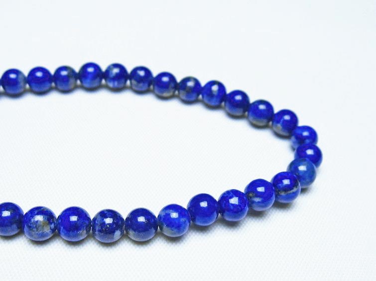 ラピスラズリ ブレスレット 5mm 一点物 メール便可 [M便 1/10] 111-48337
