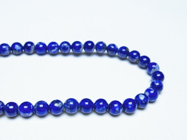 ラピスラズリ ブレスレット 5mm 一点物 メール便可 [M便 1/10] 111-48338