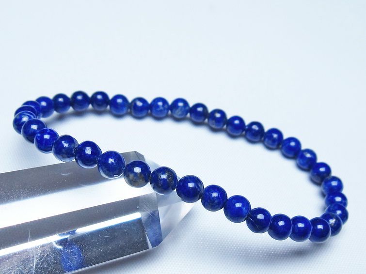 ラピスラズリ ブレスレット 5mm 一点物 メール便可 [M便 1/10] 111-48339[sold out]