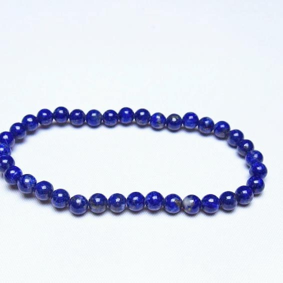 ラピスラズリ ブレスレット 5mm 一点物 メール便可 [M便 1/10] 111-48340