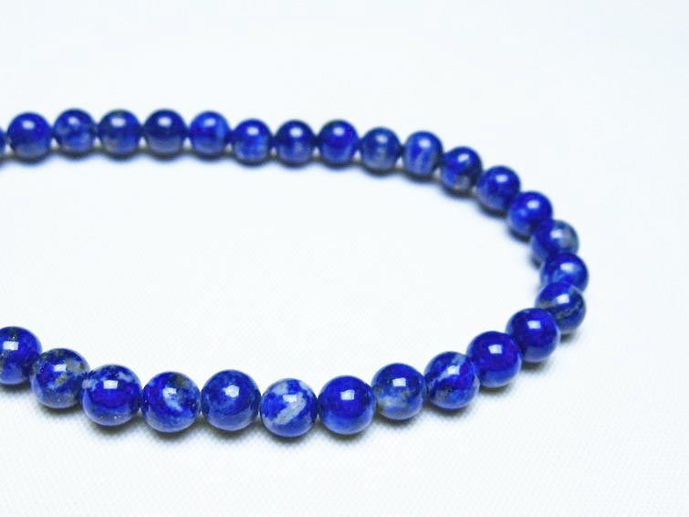 ラピスラズリ ブレスレット 5mm 一点物 メール便可 [M便 1/10] 111-48342