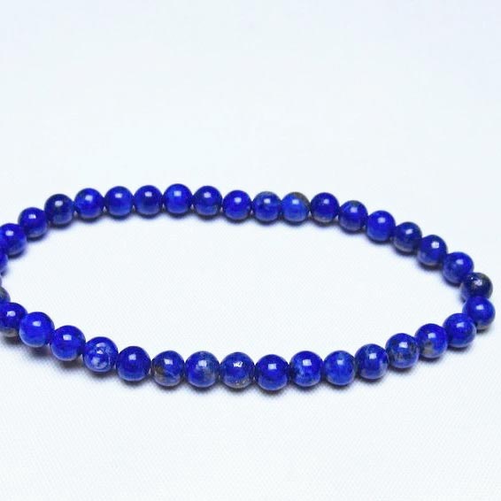 ラピスラズリ ブレスレット 5mm 一点物 メール便可 [M便 1/10] 111-48344