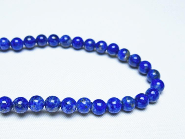 ラピスラズリ ブレスレット 5mm 一点物 メール便可 [M便 1/10] 111-48346