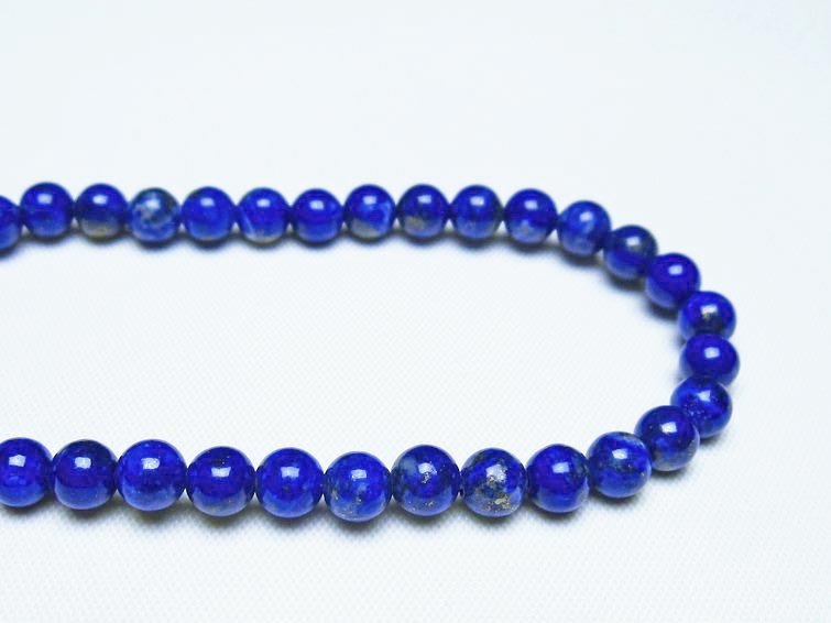 ラピスラズリ ブレスレット 5mm 一点物 メール便可 [M便 1/10] 111-48348
