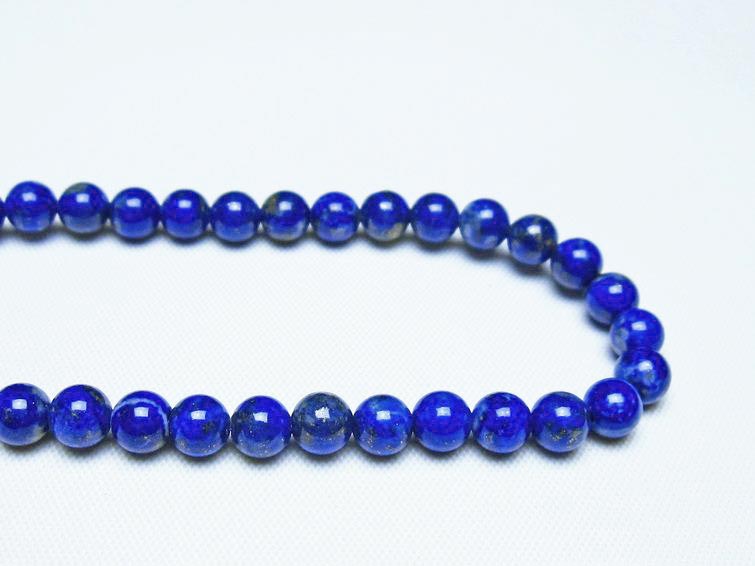 ラピスラズリ ブレスレット 5mm 一点物 メール便可 [M便 1/10] 111-48349