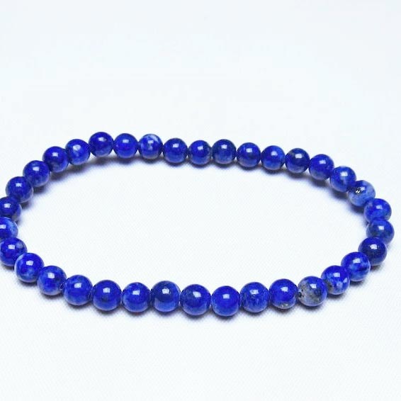 ラピスラズリ ブレスレット 5mm 一点物 メール便可 [M便 1/10] 111-48350