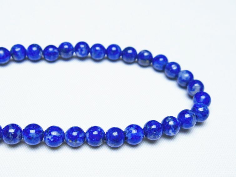 ラピスラズリ ブレスレット 5mm 一点物 メール便可 [M便 1/10] 111-48351