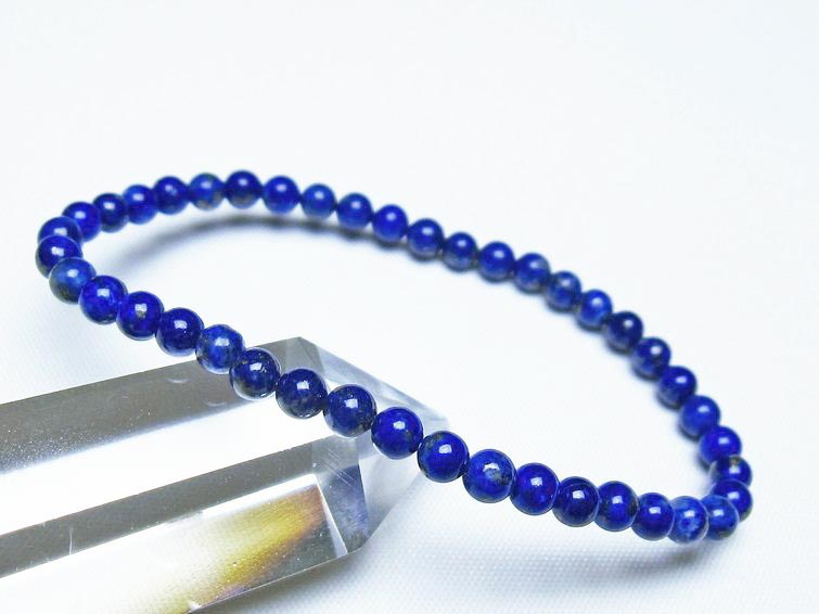 ラピスラズリ ブレスレット 4mm 一点物 メール便可 [M便 1/10] 111-48353 【sold out】