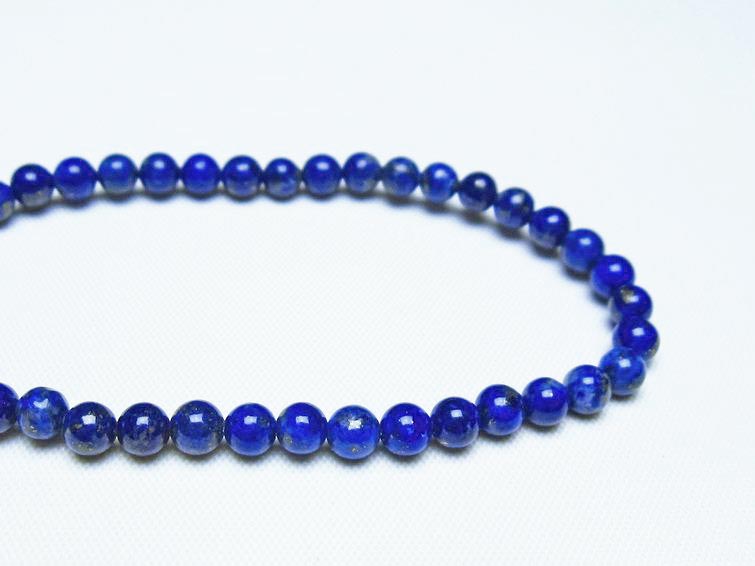 ラピスラズリ ブレスレット 4mm 一点物 メール便可 [M便 1/10] 111-48353 【sold out】