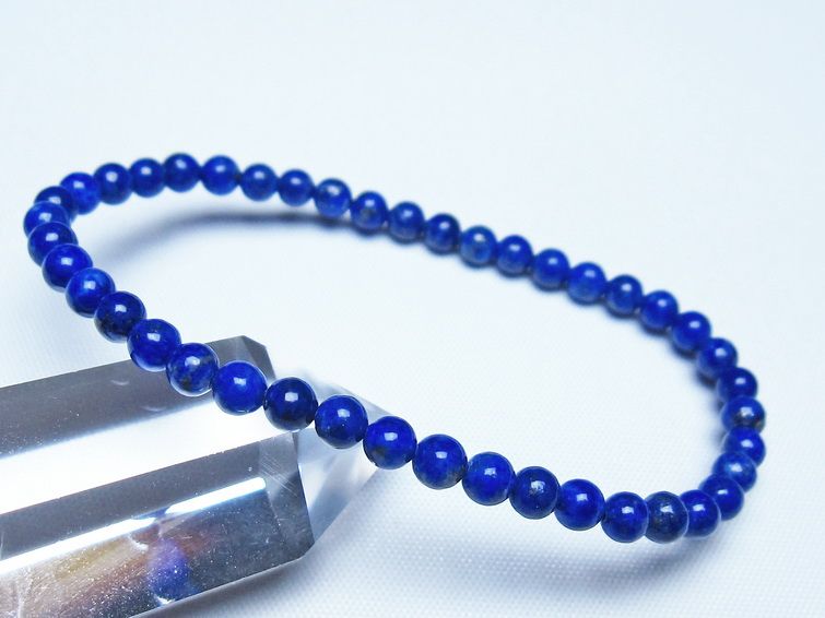 ラピスラズリ ブレスレット 4mm 一点物 メール便可 [M便 1/10] 111-48357 【sold out】