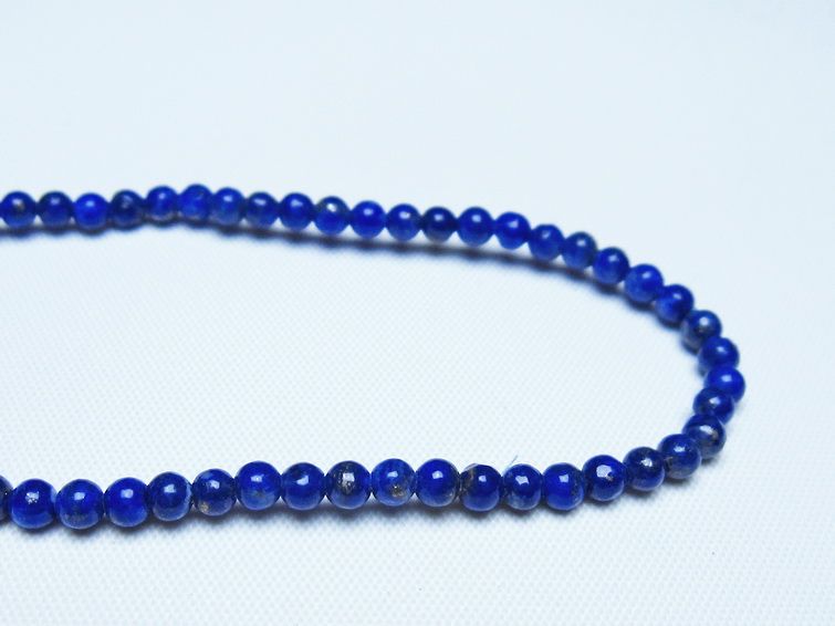 ラピスラズリ ブレスレット 3mm 一点物 メール便可 [M便 1/10] 111-48359 【sold out】