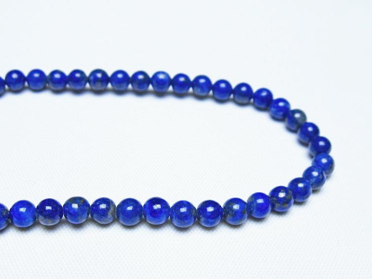 ラピスラズリ ブレスレット 4mm 一点物 メール便可 [M便 1/10] 111-48362