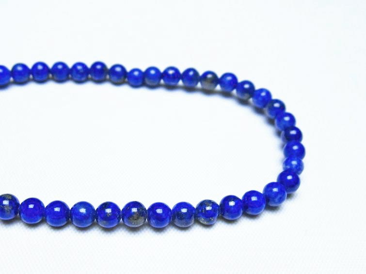ラピスラズリ ブレスレット 4mm 一点物 メール便可 [M便 1/10] 111-48364