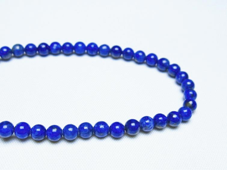 ラピスラズリ ブレスレット 4mm 一点物 メール便可 [M便 1/10] 111-48366 【sold out】