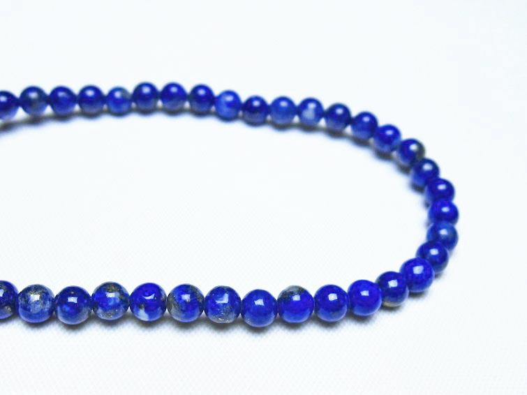 ラピスラズリ ブレスレット 4mm 一点物 メール便可 [M便 1/10] 111-48370