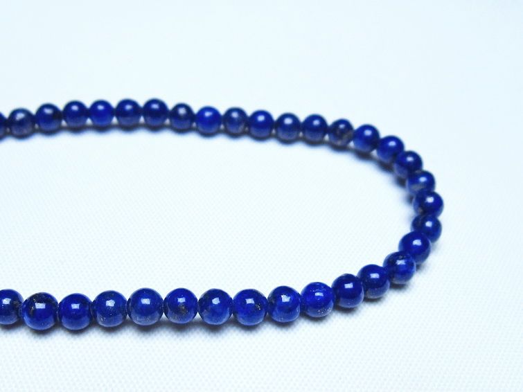 ラピスラズリ ブレスレット 4mm 一点物 メール便可 [M便 1/10] 111-48371 【sold out】