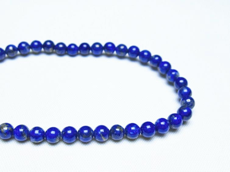 ラピスラズリ ブレスレット 4mm 一点物 メール便可 [M便 1/10] 111-48375