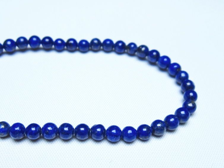 ラピスラズリ ブレスレット 4mm 一点物 メール便可 [M便 1/10] 111-48379 【sold out】