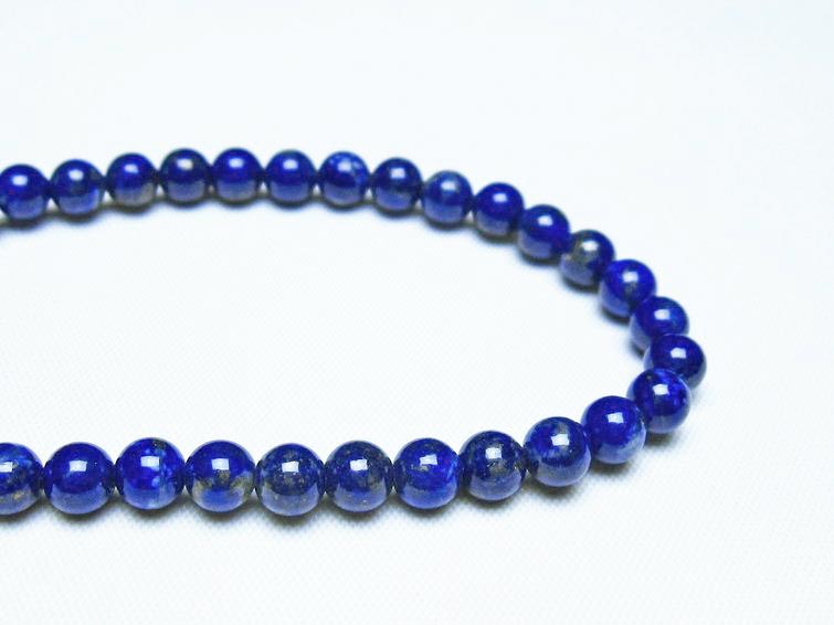 ラピスラズリ ブレスレット 5mm 一点物 メール便可 [M便 1/10] 111-48380