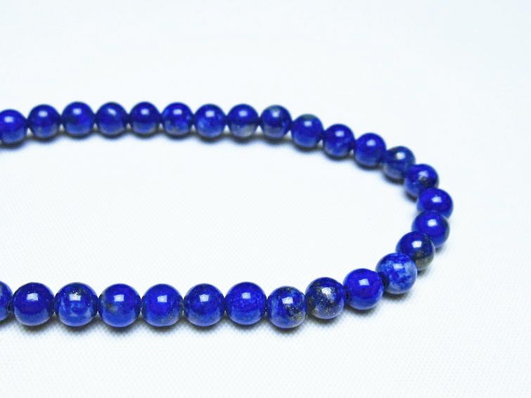 ラピスラズリ ブレスレット 5mm 一点物 メール便可 [M便 1/10] 111-48381