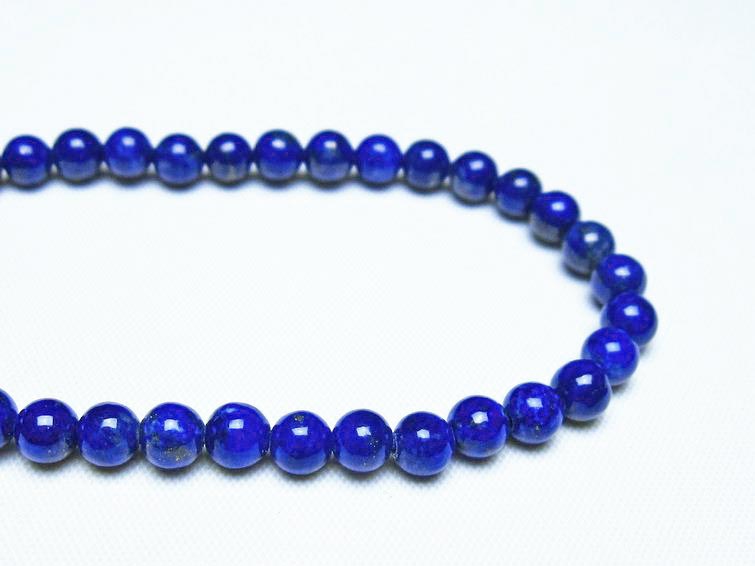 ラピスラズリ ブレスレット 5mm 一点物 メール便可 [M便 1/10] 111-48382