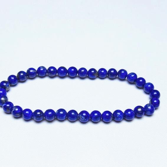 ラピスラズリ ブレスレット 5mm 一点物 メール便可 [M便 1/10] 111-48383