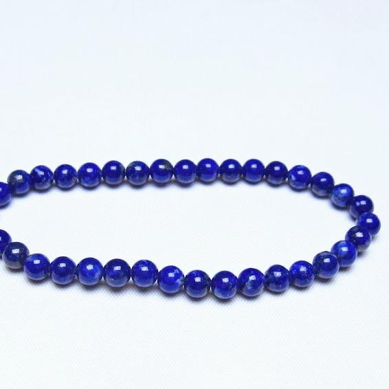ラピスラズリ ブレスレット 5mm 一点物 メール便可 [M便 1/10] 111-48385