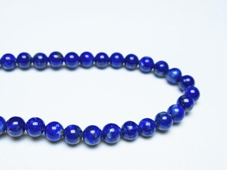 ラピスラズリ ブレスレット 5mm 一点物 メール便可 [M便 1/10] 111-48385