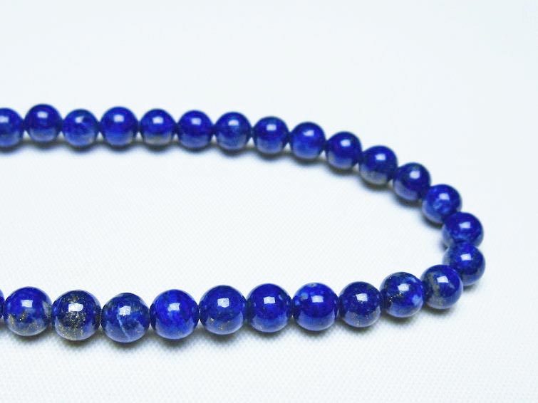 ラピスラズリ ブレスレット 5mm 一点物 メール便可 [M便 1/10] 111-48386