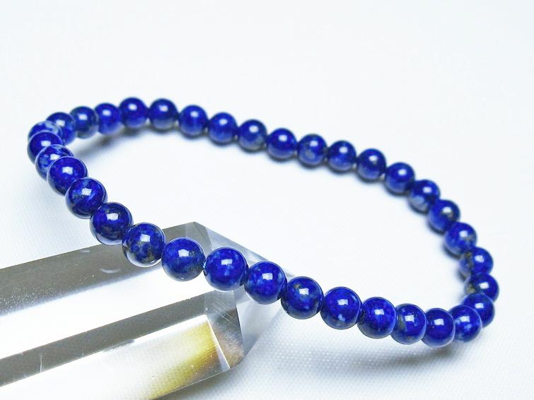 ラピスラズリ ブレスレット 5mm 一点物 メール便可 [M便 1/10] 111-48388