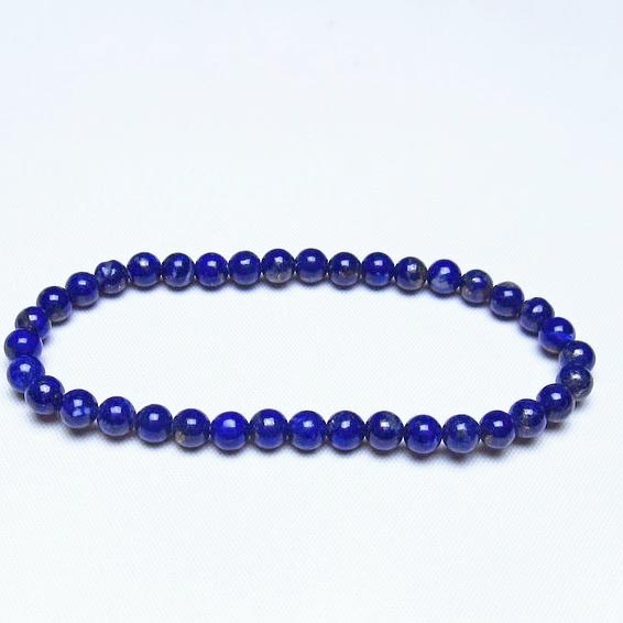 ラピスラズリ ブレスレット 5mm 一点物 メール便可 [M便 1/10] 111-48392