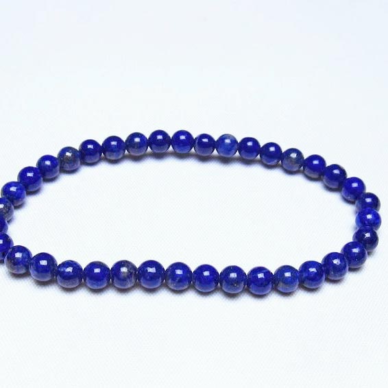 ラピスラズリ ブレスレット 5mm 一点物 メール便可 [M便 1/10] 111-48393