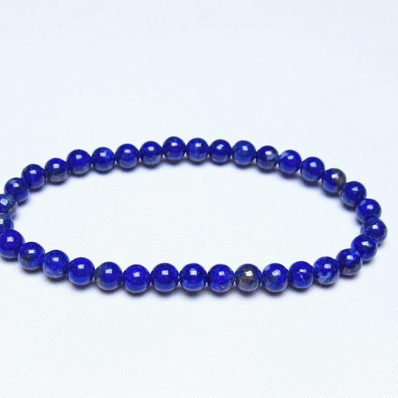 ラピスラズリ ブレスレット 5mm 一点物 メール便可 [M便 1/10] 111-48397
