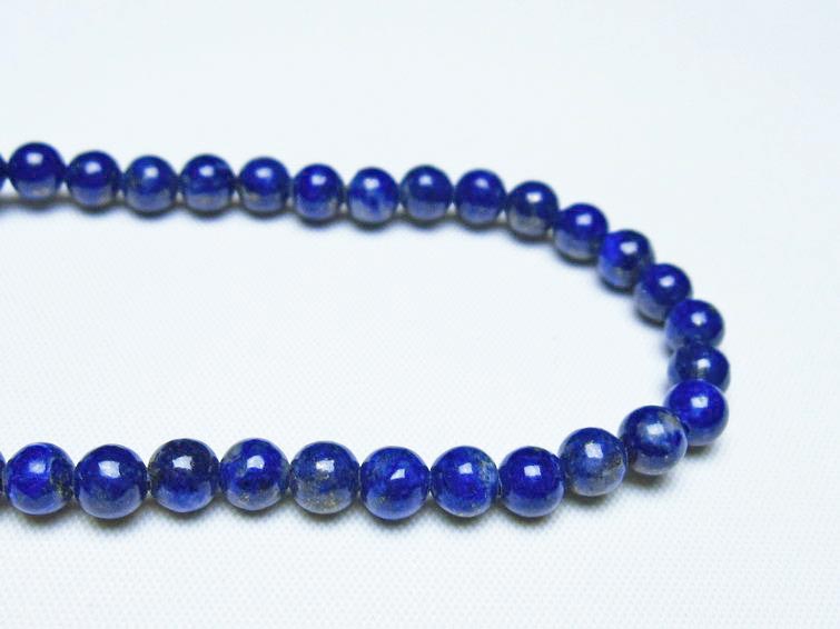 ラピスラズリ ブレスレット 5mm 一点物 メール便可 [M便 1/10] 111-48400