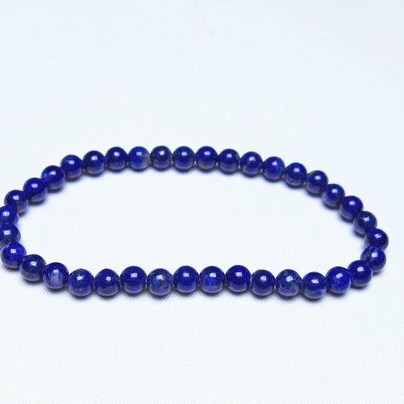 ラピスラズリ ブレスレット 5mm 一点物 メール便可 [M便 1/10] 111-48408