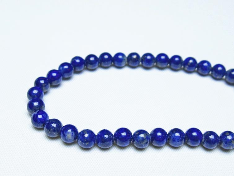 ラピスラズリ ブレスレット 5mm 一点物 メール便可 [M便 1/10] 111-48408