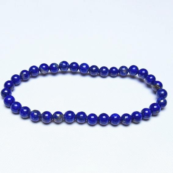 ラピスラズリ ブレスレット 5mm 一点物 メール便可 [M便 1/10] 111-48409