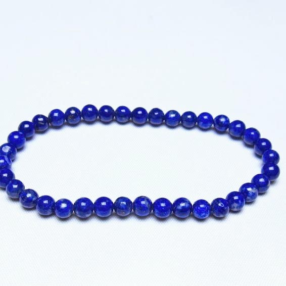 ラピスラズリ ブレスレット 5mm 一点物 メール便可 [M便 1/10] 111-48413