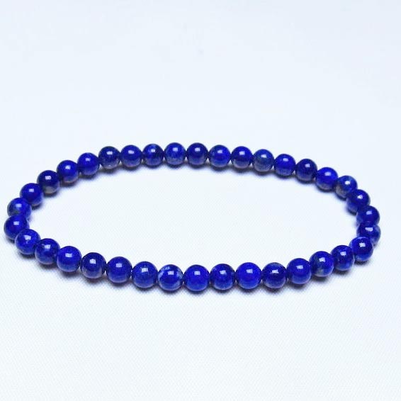 ラピスラズリ ブレスレット 5mm 一点物 メール便可 [M便 1/10] 111-48415