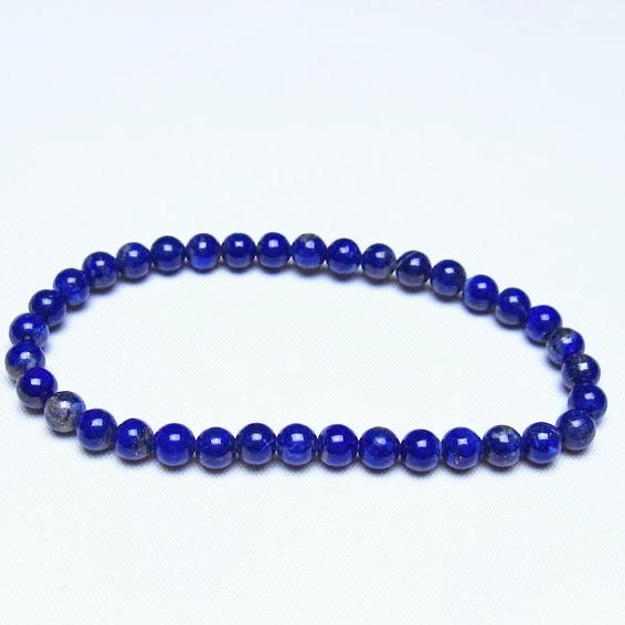 ラピスラズリ ブレスレット 5mm 一点物 メール便可 [M便 1/10] 111-48416